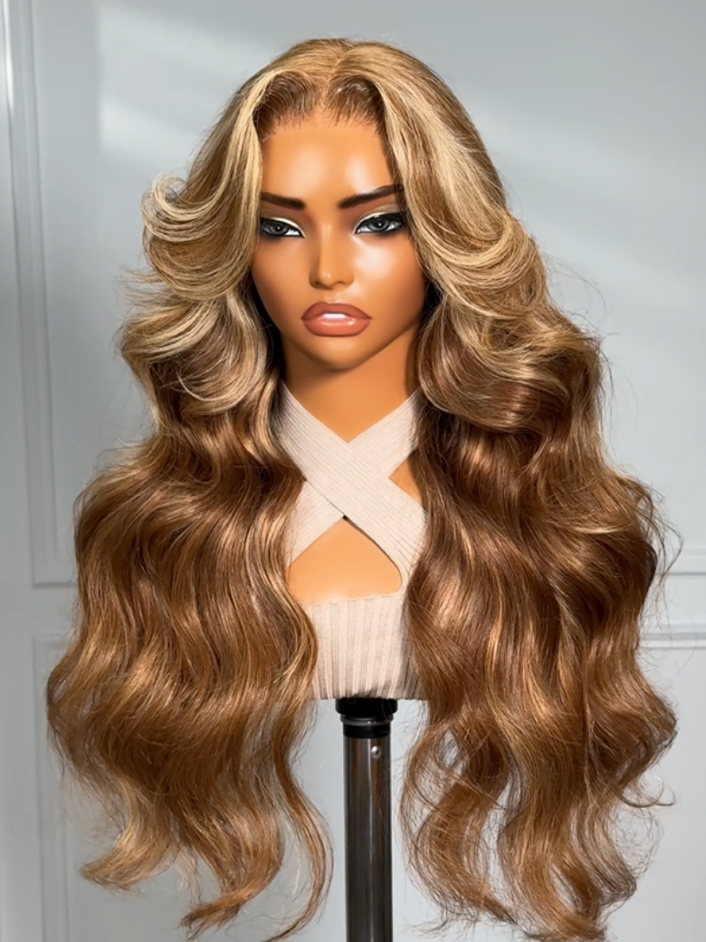 Beautyforever Highlight Blonde Body Wave Glueless Lace Wig 7x5 Bye