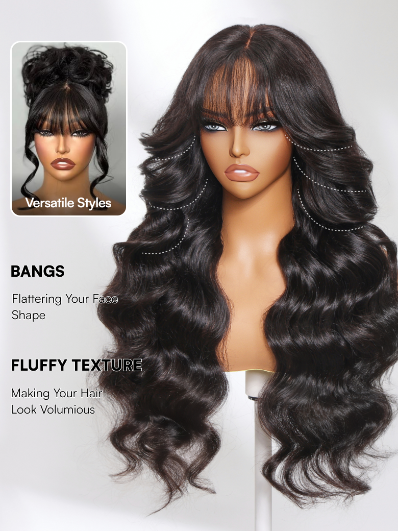 Beautyforever 7x5 and 13x4 Pre-Everything Lace Frontal Fluffy Loose Wave