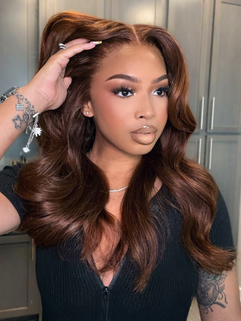 Beautyforever Mocha Cocoa Brown Loose Wave Wig Mocha Cocoa 13x4