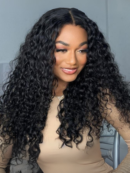 Transparent Lace Ocean Wave Wig