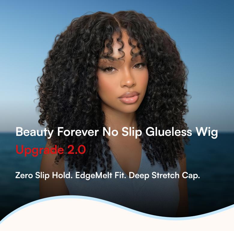 Beautyforever Burmese Curly Finger Coils Ends Thick Curls Wig 7x5 Bye Bye Knots Glueless Lace Closure Human Hair Wig