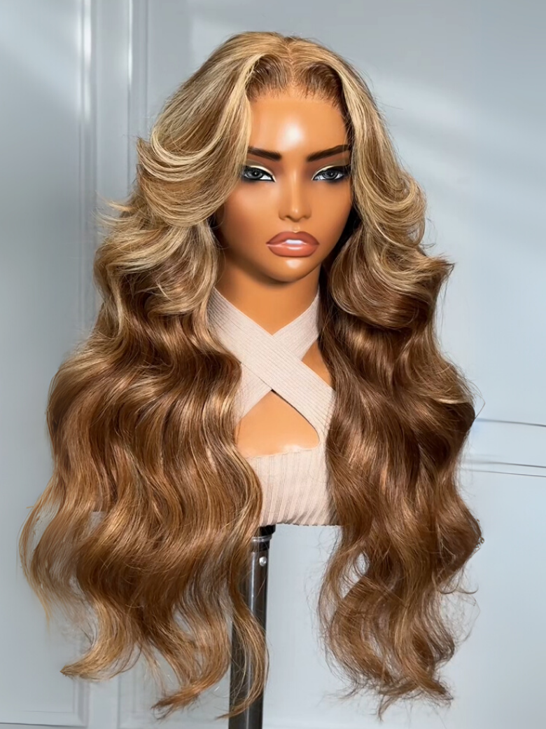 Beautyforever Highlight Blonde Body Wave Glueless Lace Wig 7x5 Bye