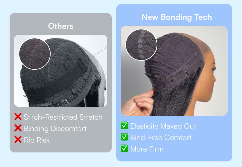 Beautyforever Golden Brown Highlight Water Wave 7x5 Bye Bye Knots Lace Closure Glueless Human Hair Wig with Drawstring