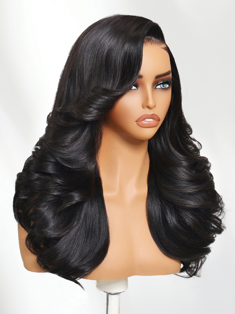 Beautyforever 7x5 Glueless Lace No Slip? Wig  Feathered