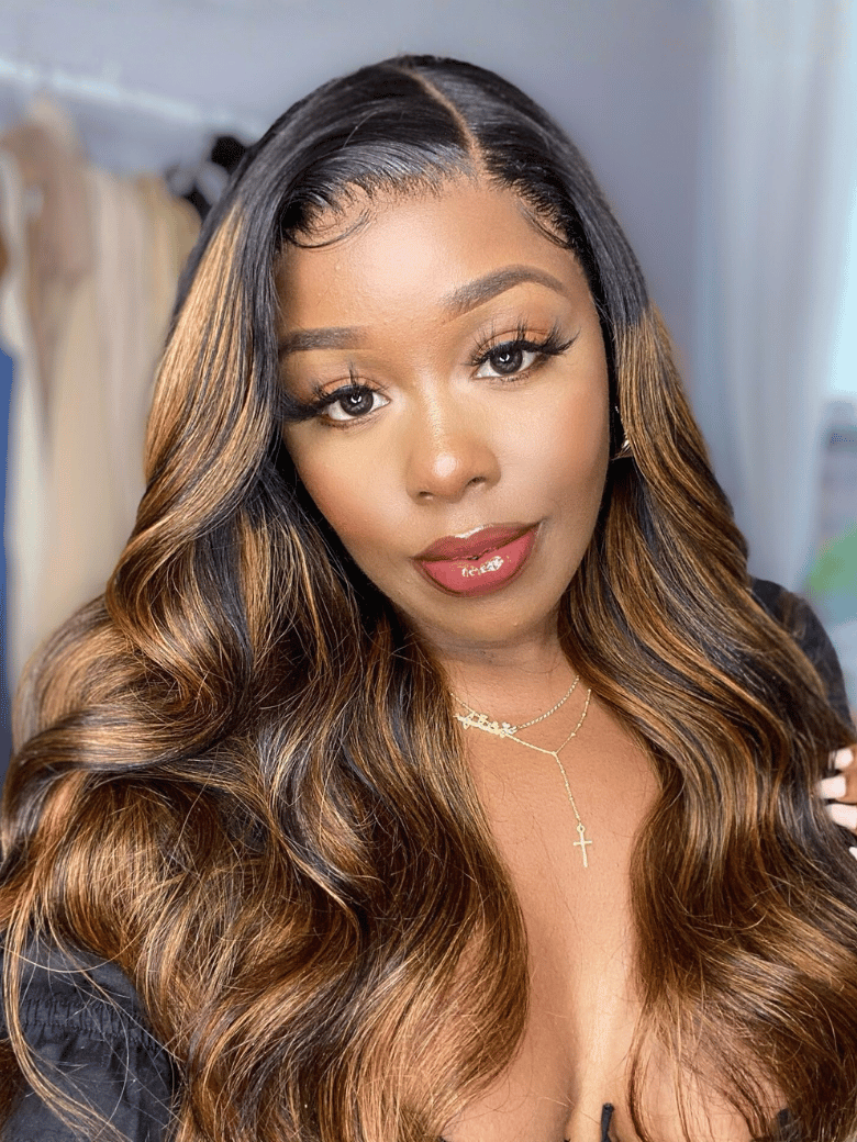 Beautyforever Balayage Brown Highlight Wig 7x5 Bye Bye Knots Body