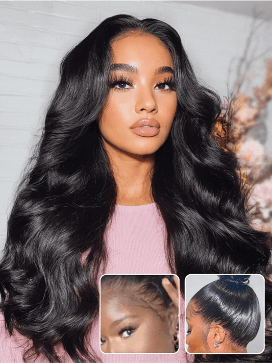 Beautyforever 13x4 Pre-Everything Lace Frontal Body Wave Human Hair Wigs