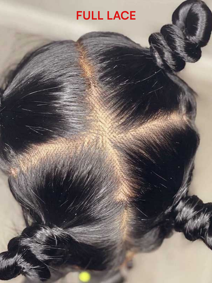 Beautyforever 100% Handmade Invisible Full Lace Wig Face-Framing Layers Loose