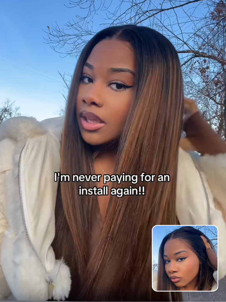 Beautyforever Balayage Brown Highlights Yaki Straight Wig 13x4 Pre-Everything Lace
