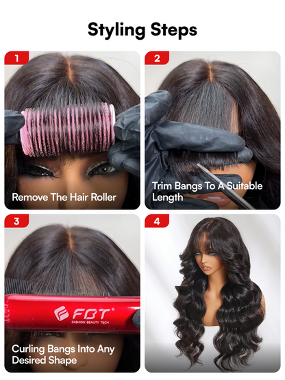 Beautyforever 7x5 and 13x4 Pre-Everything Lace Frontal Fluffy Loose Wave