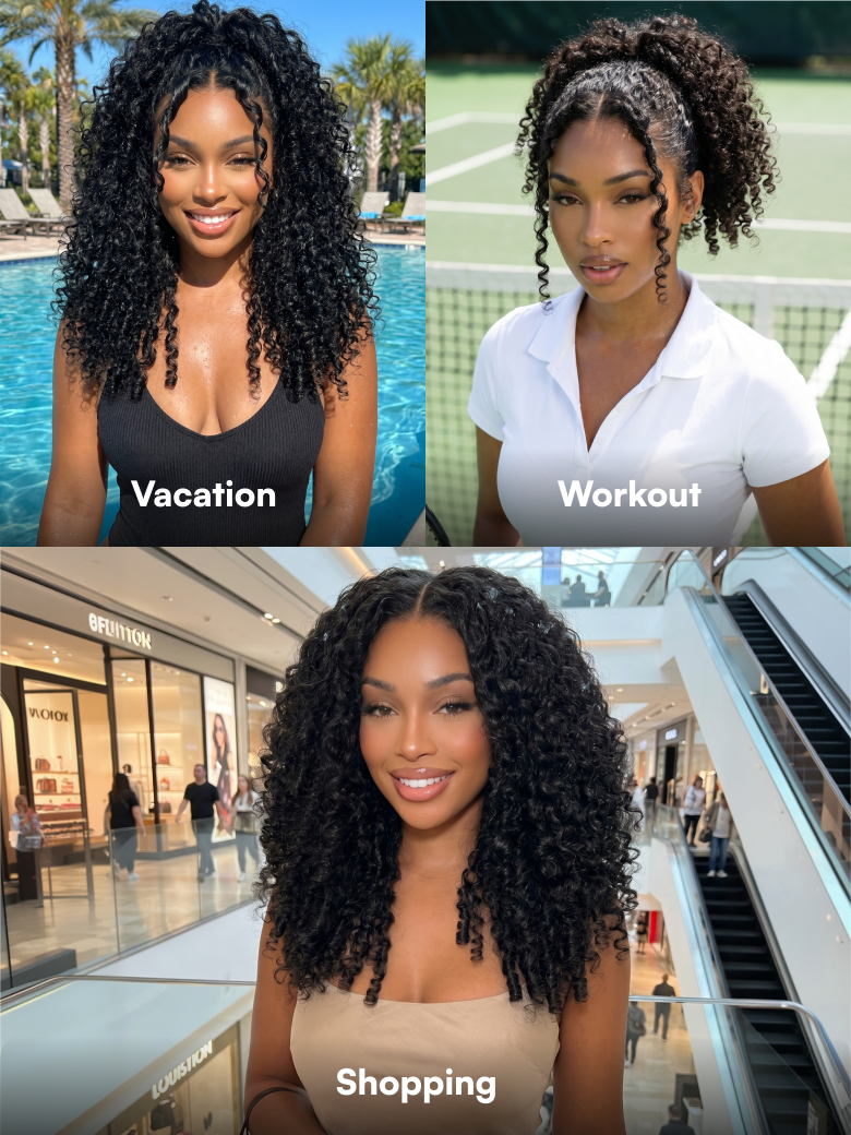 Beautyforever Burmese Curly Finger Coils Ends Thick Curls Wig 7x5 Bye Bye Knots Glueless Lace Closure Human Hair Wig