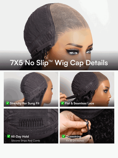 Beautyforever Burmese Curly Finger Coils Ends Thick Curls Wig 7x5 Bye Bye Knots Glueless Lace Closure Human Hair Wig