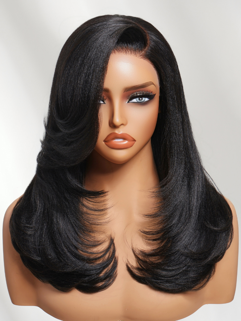 Beautyforever Pre Side-Part Yaki Straight Wig 7x5 Bye Bye Knots